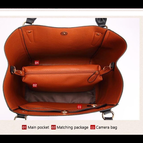 Black east leather spacious bag - Picture 8 of 8